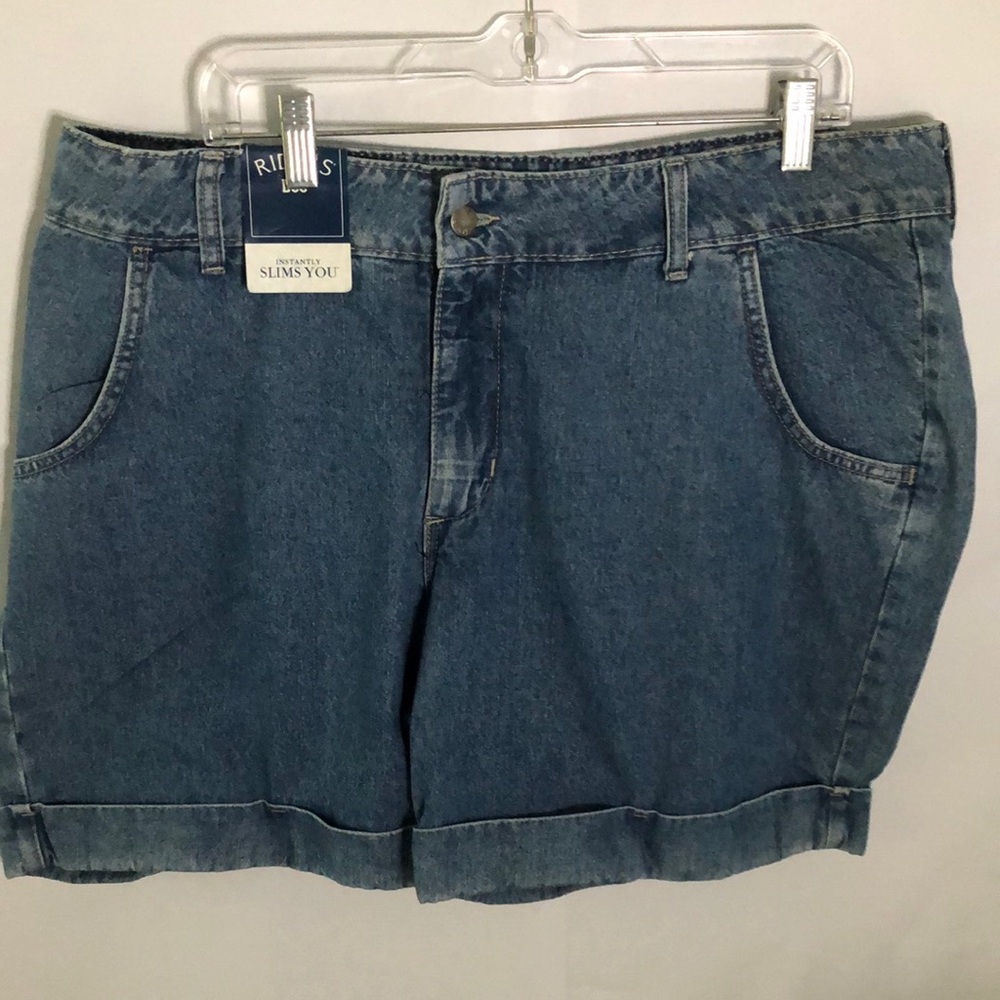 Riders by Lee Blue Jean Shorts with Cuffed Hems